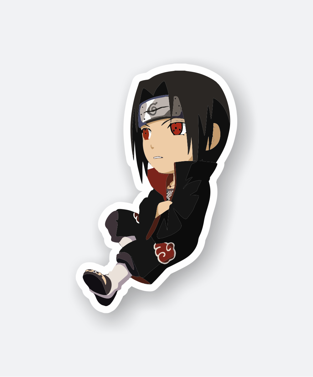 cute itachi uchiha vinyl sticker