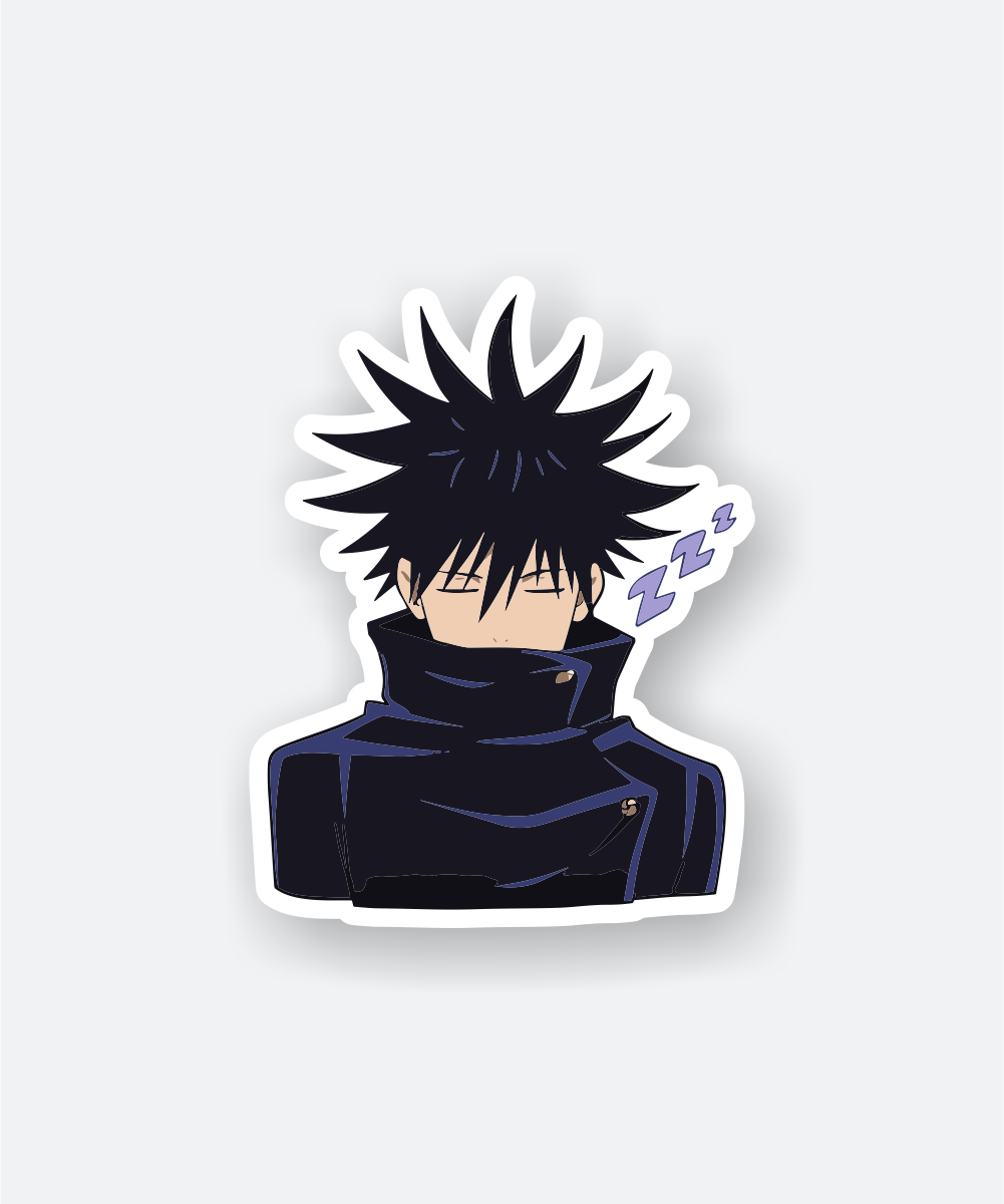 sleepy jujutsu kaisen sticker