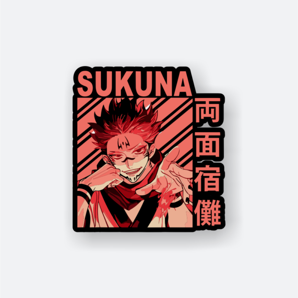 ryomen sukuna jujutsu kaisen sticker