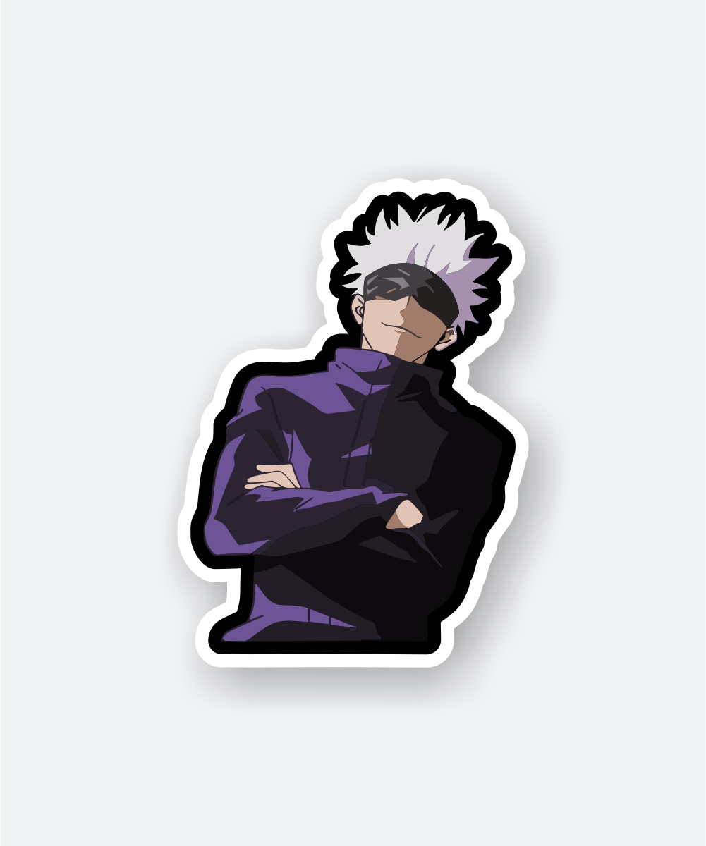gojo satoru jujutsu kaisen sticker