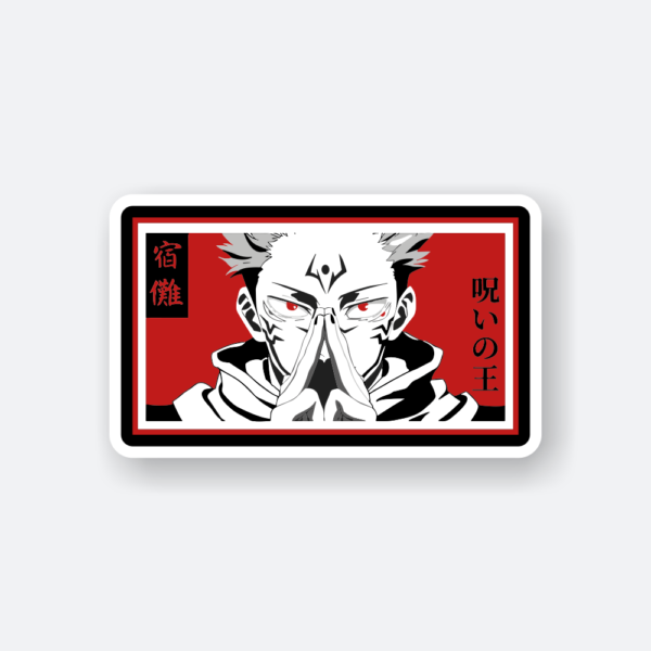 sukuna jujutsu kaisen sticker