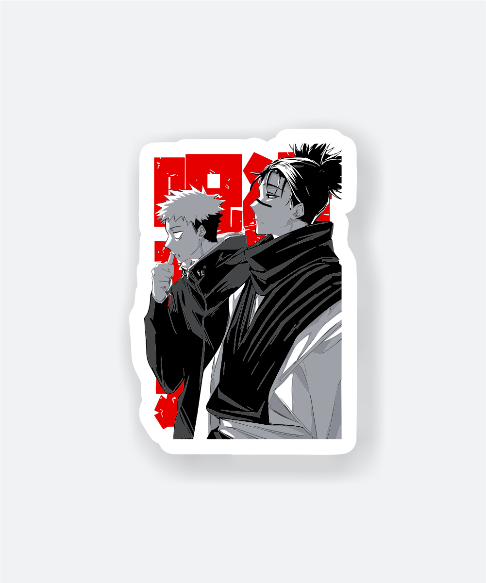itadori yuuji and choso sticker