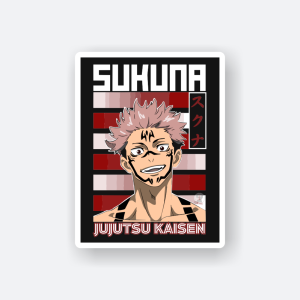 sukuna jujutsu kaisen sticker