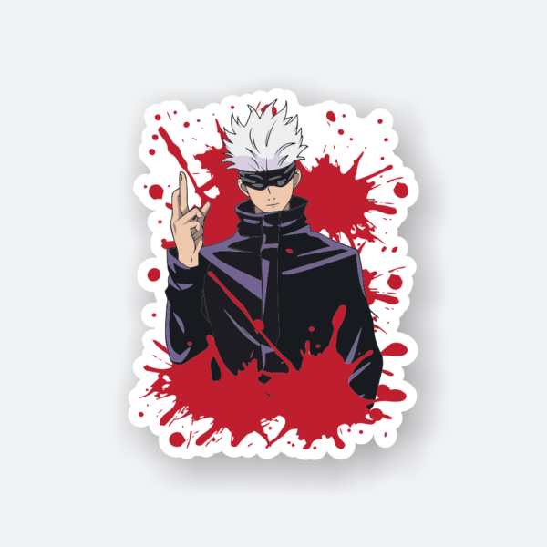 bloody gojo satoru sticker