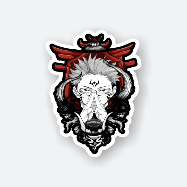 sukuna grin sticker