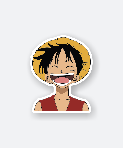luffy laughing sticker