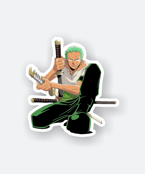 rono zoro one piece sticker
