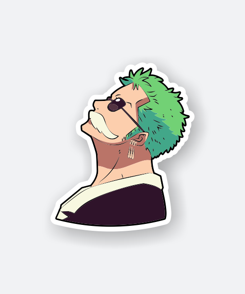 one piece roronoa zoro sticker