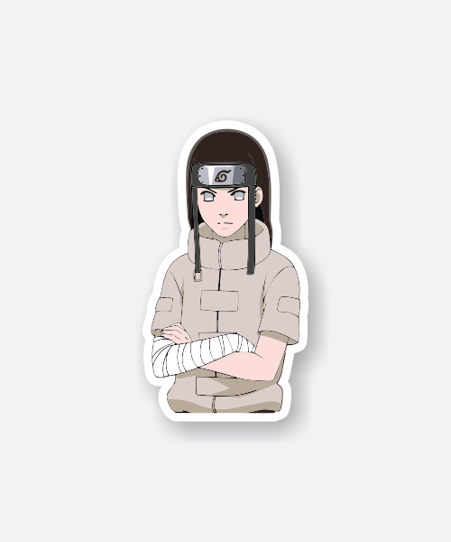 neji hyuga naruto sticker