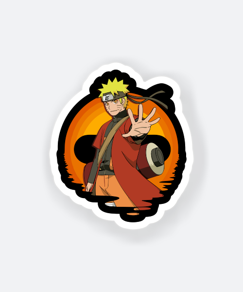 naruto shippuden sage mode sticker