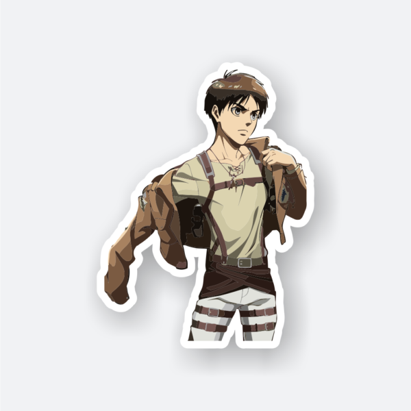 eren yeager attack on titan sticker