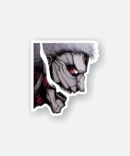 armored titan attack on titan sticker