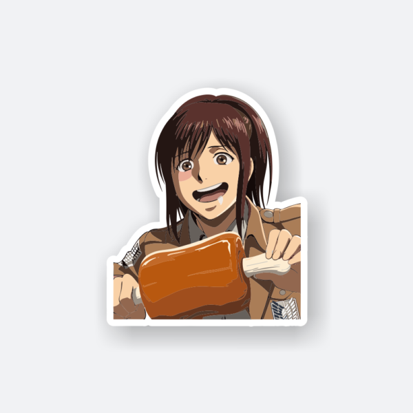 sasha braus attack on titan sticker