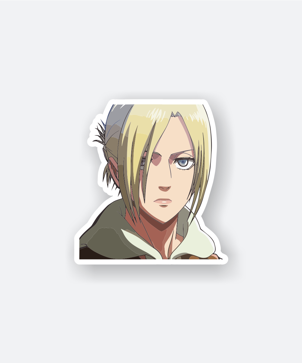 attack on titan annie leonhart sticker