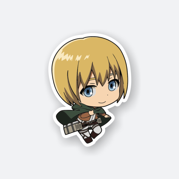 attack on titan chibi armin sticker