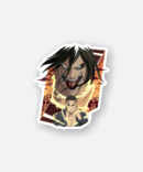 attack on titan eren attack titan sticker