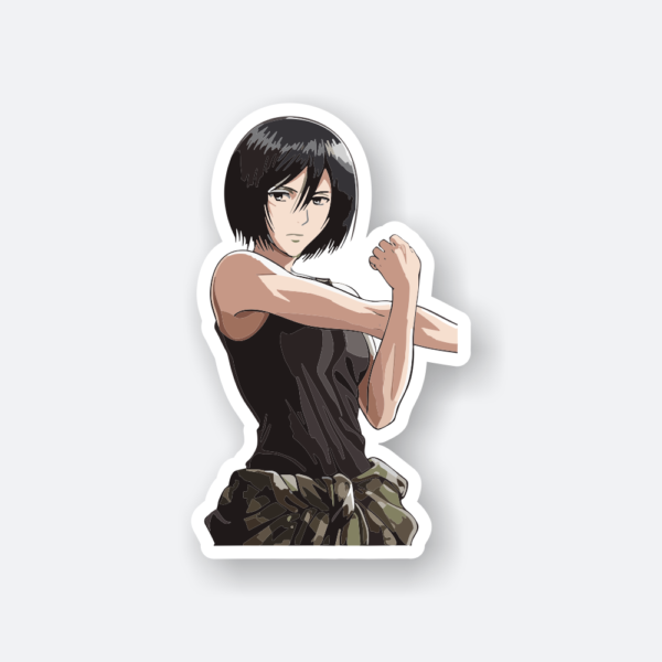 mikasa anime sticker