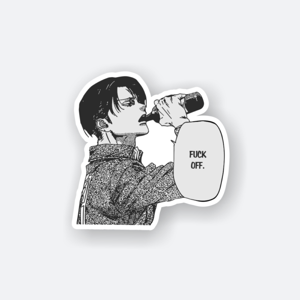 levi drinking sticker