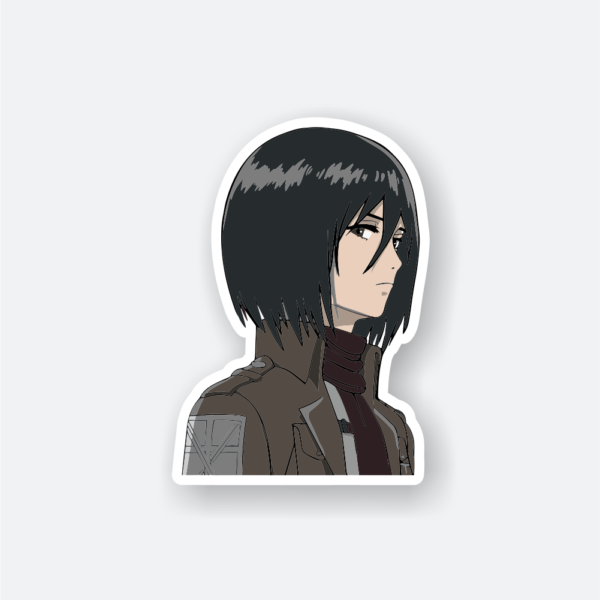 serious mikasa sticker