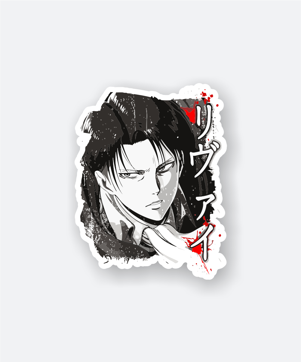 levi ackerman anime sticker