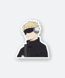 kei tsukishima in hoodie anime sticker