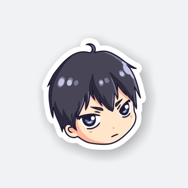 tobio kageyama anime sticker