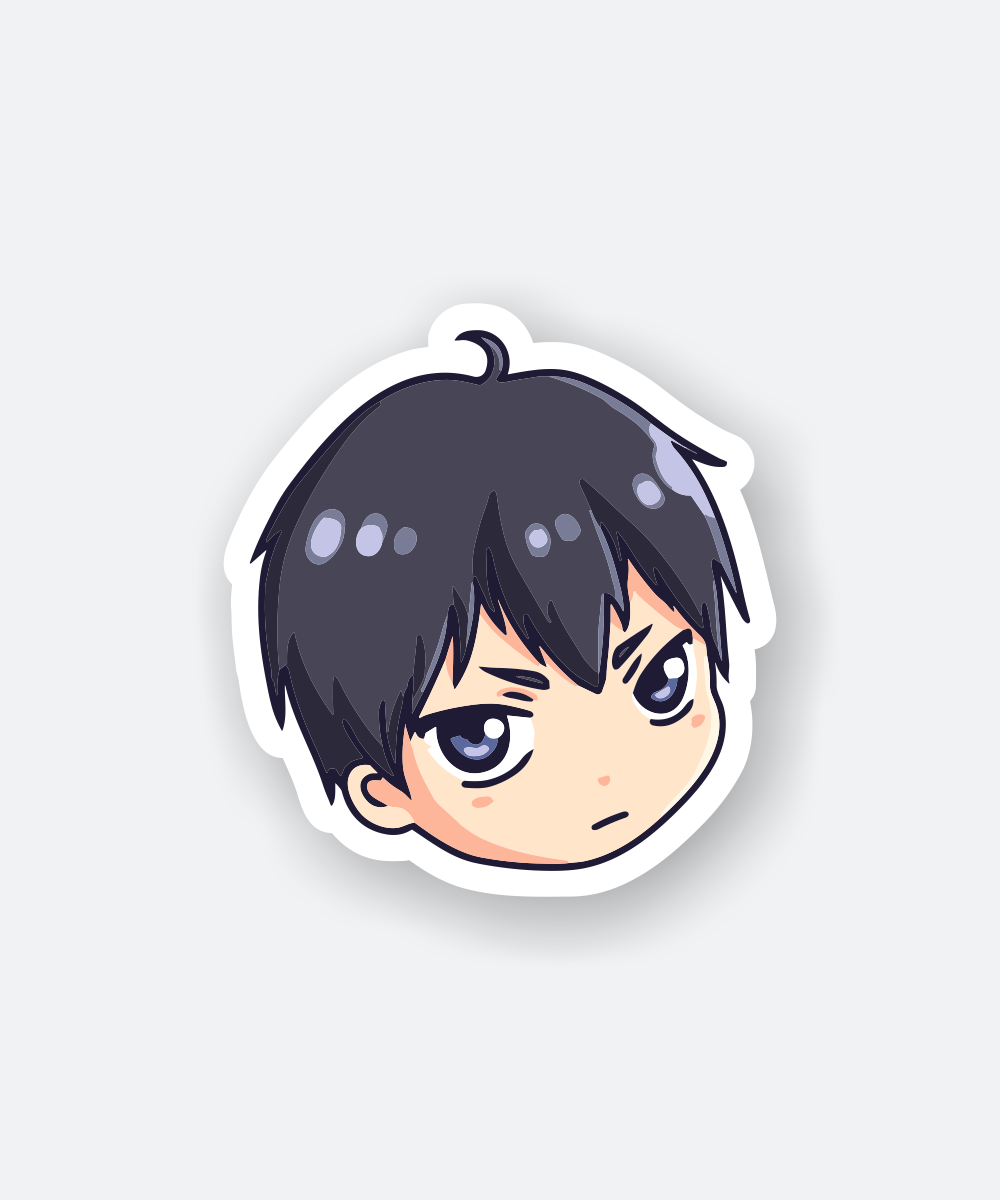 tobio kageyama anime sticker
