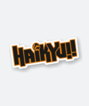 haikyuu logo anime sticker