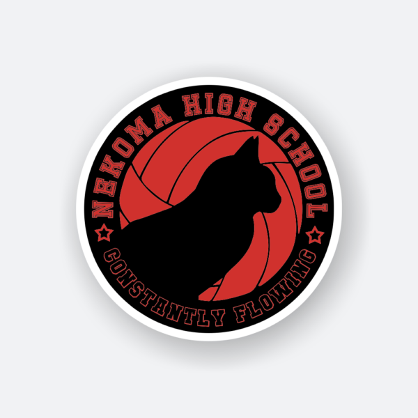 nekoma high school sticker