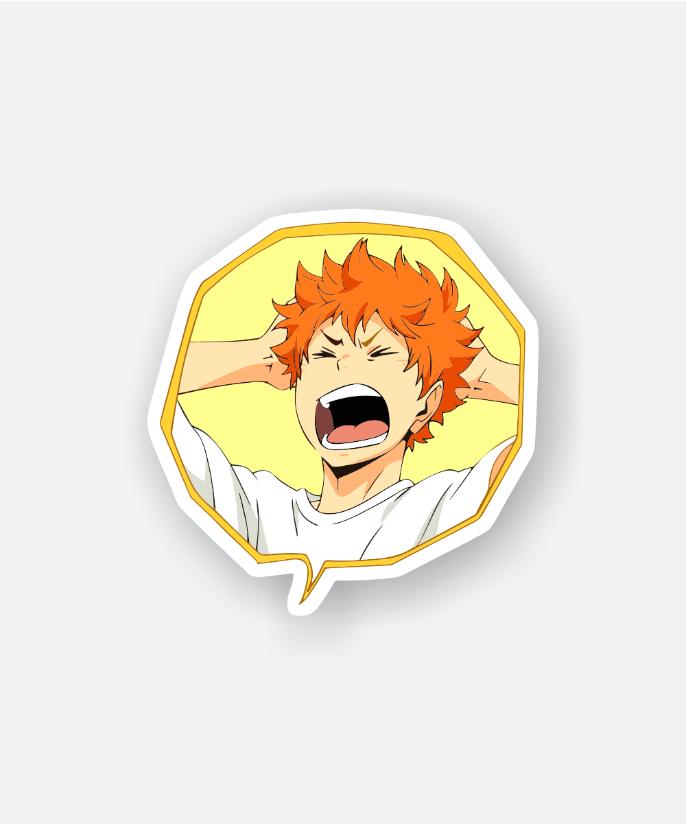 haikyuu shoyo hinata sticker