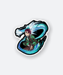 tanjiro demon slayer sticker