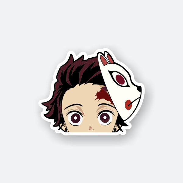 tanjiro mask sticker