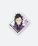 genya shinazugawa demon slayer sticker