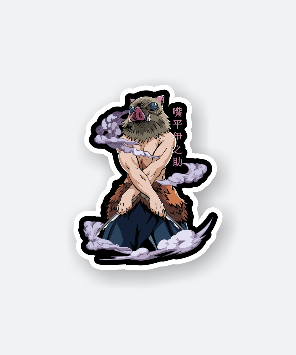 inosuke hashibira anime sticker
