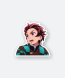 tanjiro kamado demon slayer sticker