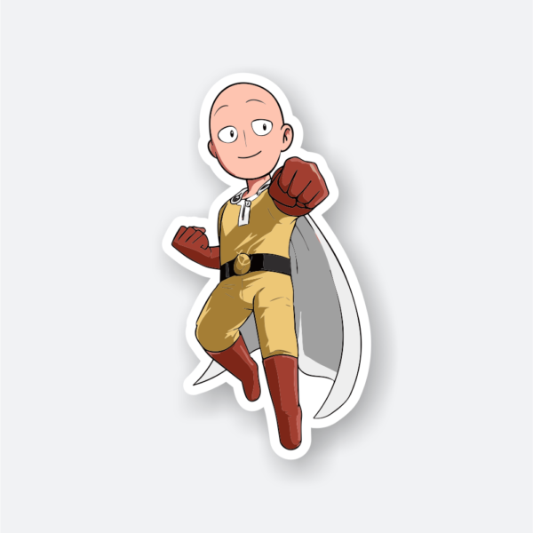 saitama flying sticker