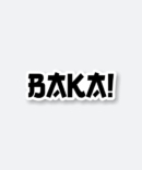 baka sticker anime