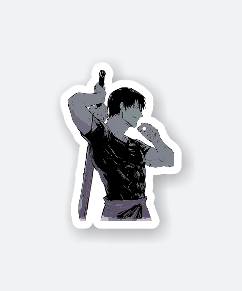 toji foshiguro anime sticker
