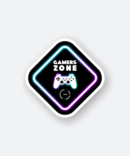 gamers zone sticker