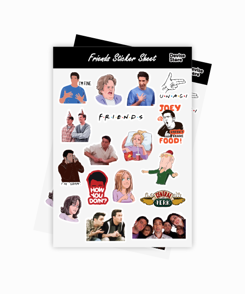 friends mini sticker sheet