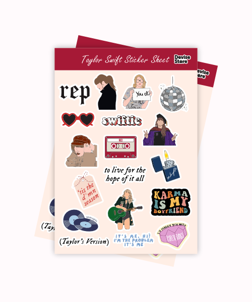 taylor swift mini sticker sheet