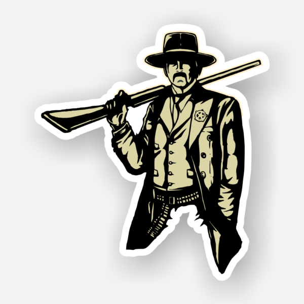 vintage troublemaker sticker