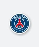 Paris Saint-Germain sticker featuring the Eiffel Tower logo.
